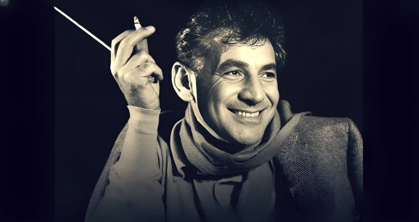 Vintage black and white portrait of a smiling man holding a cigarette, representing nostalgia, classic music, and historical news archives.