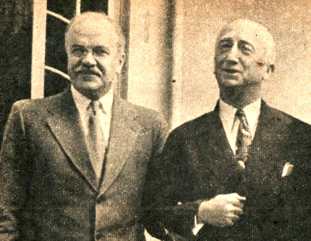 Moscow Conference - Molotov and Sec. of State Byrnes - smiles, for now.
