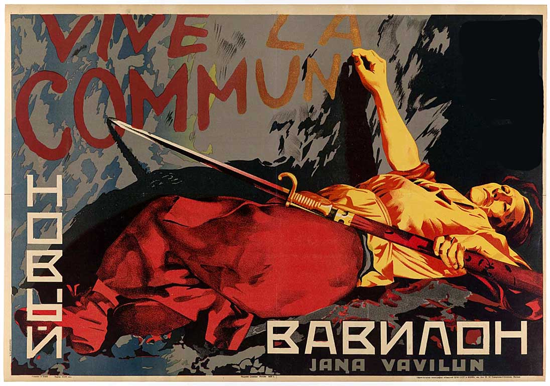 Original poster for The New Babylon - looked harmless enough.