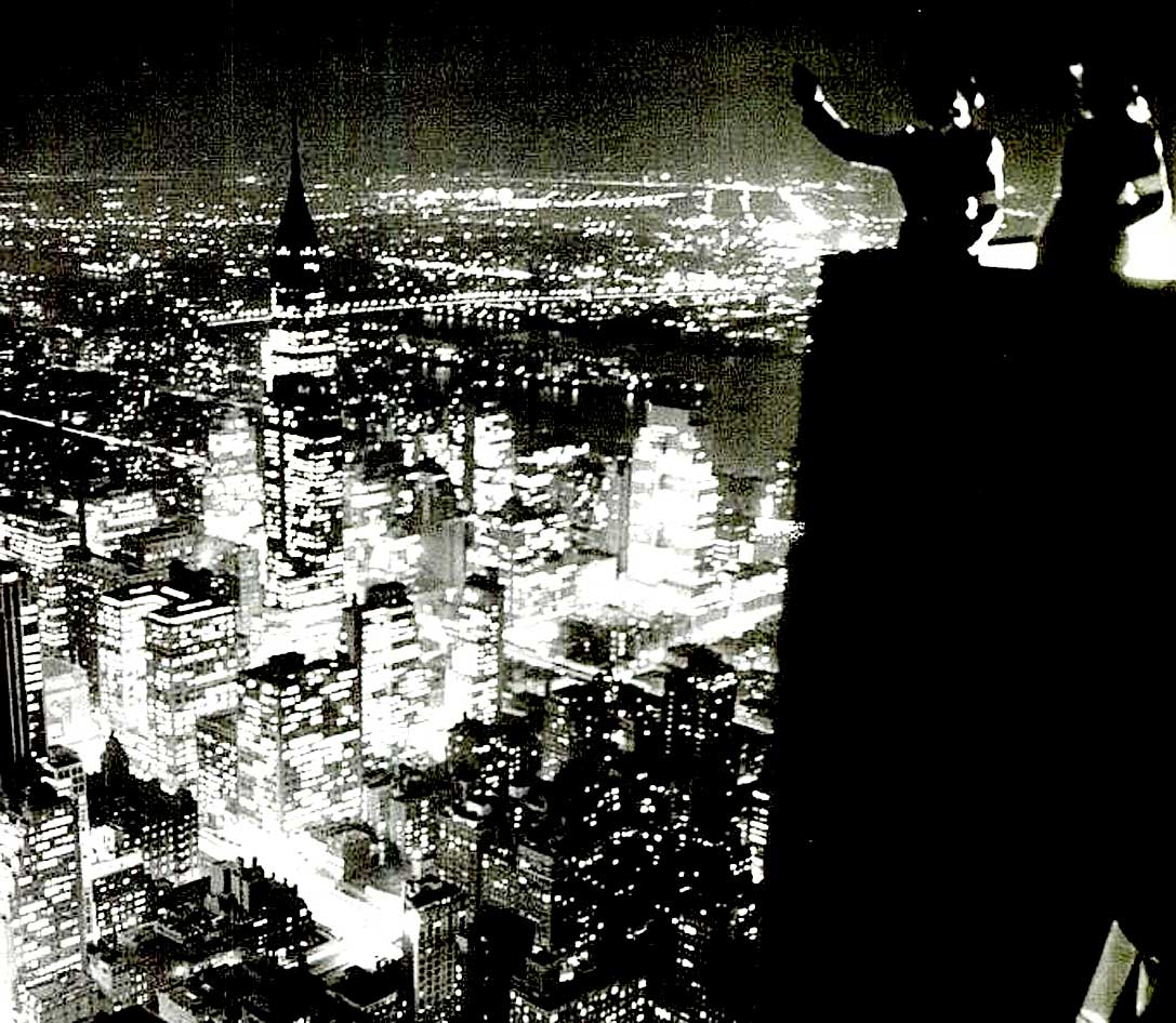 Air Raid Wardens - high over New York City - December 8, 1941