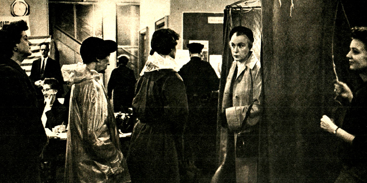 Election 1956 Shuffling cards, Reading leaves Pundits speculate