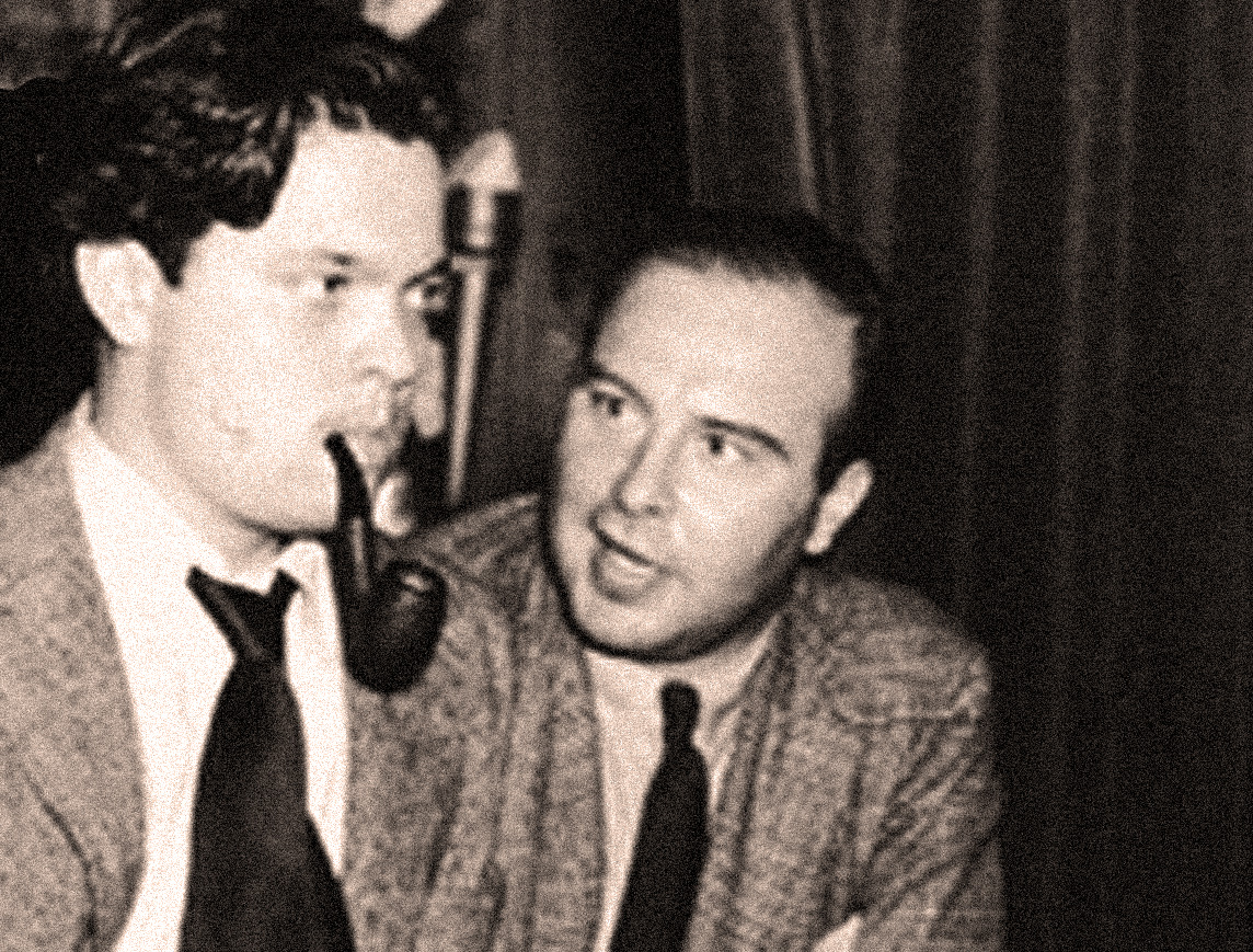 John Houseman (R) with Orson Welles (L)