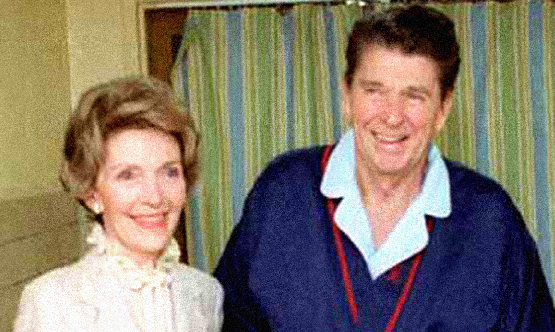 Pres. Reagan - Recovering from Assassination attempt - April 5, 1981