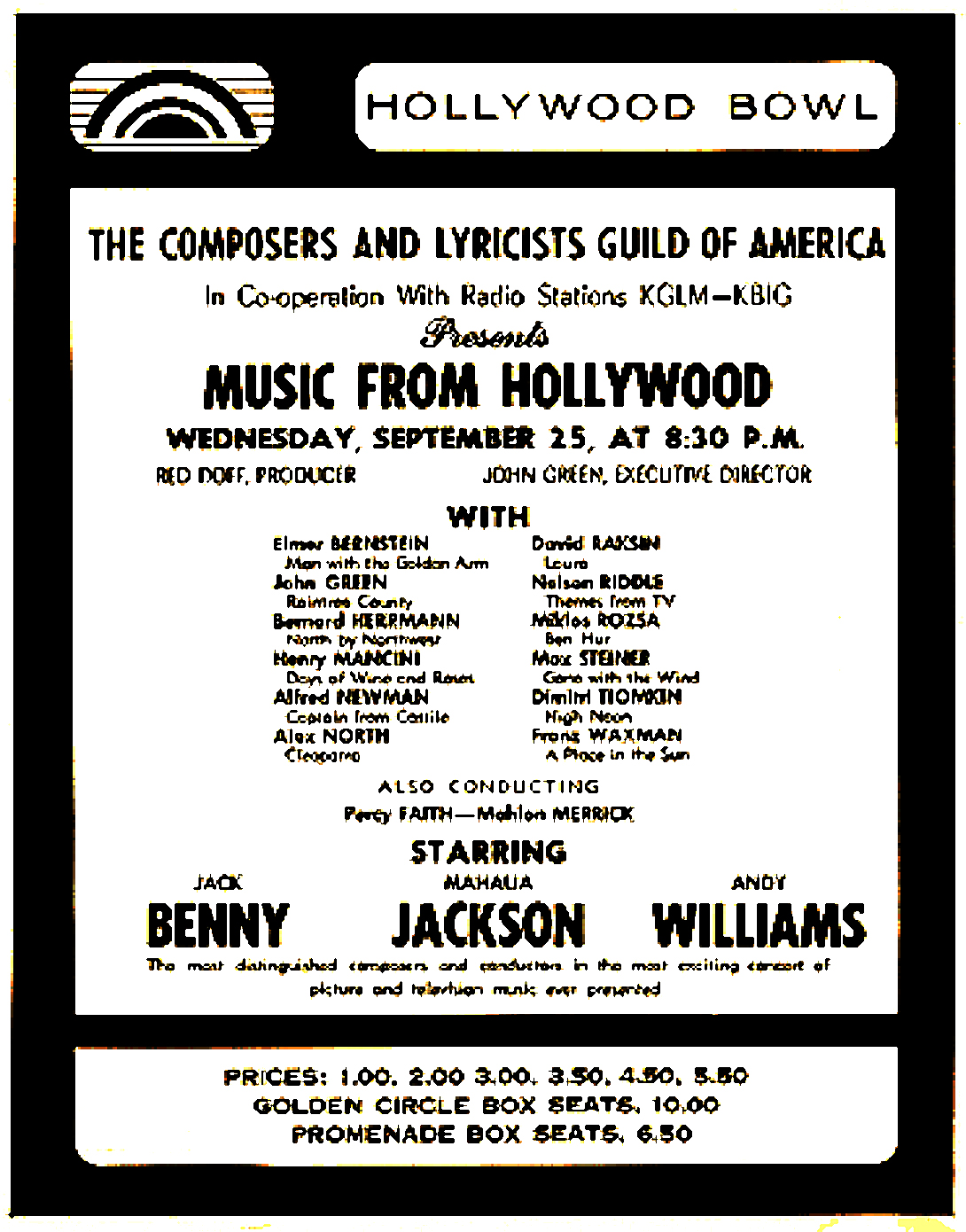 Music From Hollywood 1963