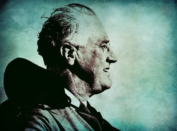 Aged man with white hair in profile, symbolizing history and timeless wisdom, representing the rich sound archive of news, history, and music at Past Daily.