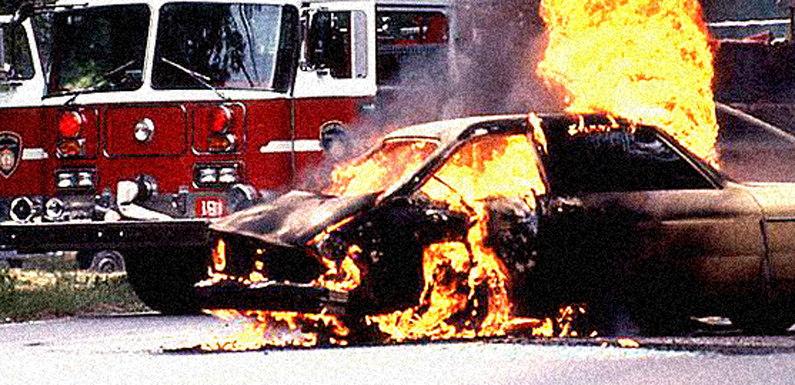 Ford Pinto - crashc scene