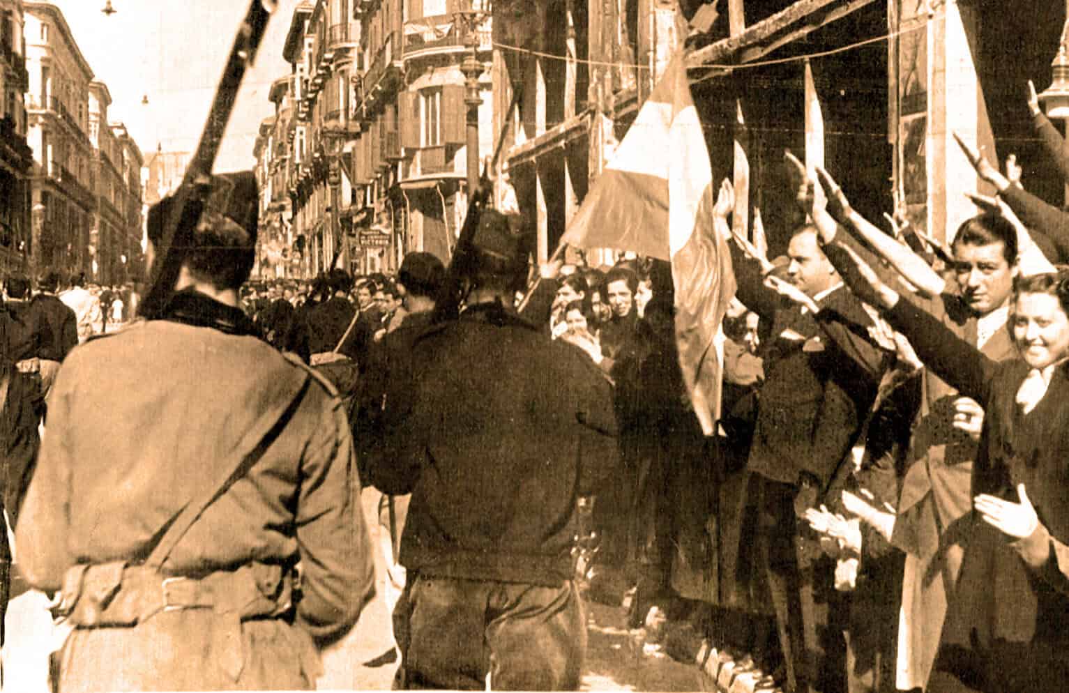 Crowd of people during a historical protest or rally, vintage photo capturing moments of political activism, demonstrating the importance of news, history, and music archives in preserving cultural events.