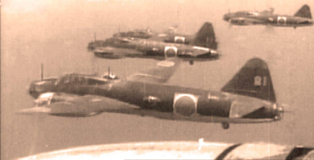 Japanese Bombers over Darwin