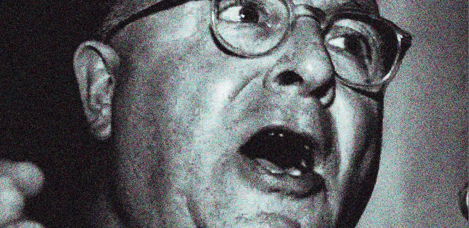 Vintage radio news broadcast black and white photo, historical music and sound archive, Past Daily.