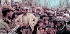 Kurds at the Turkish border - 1991