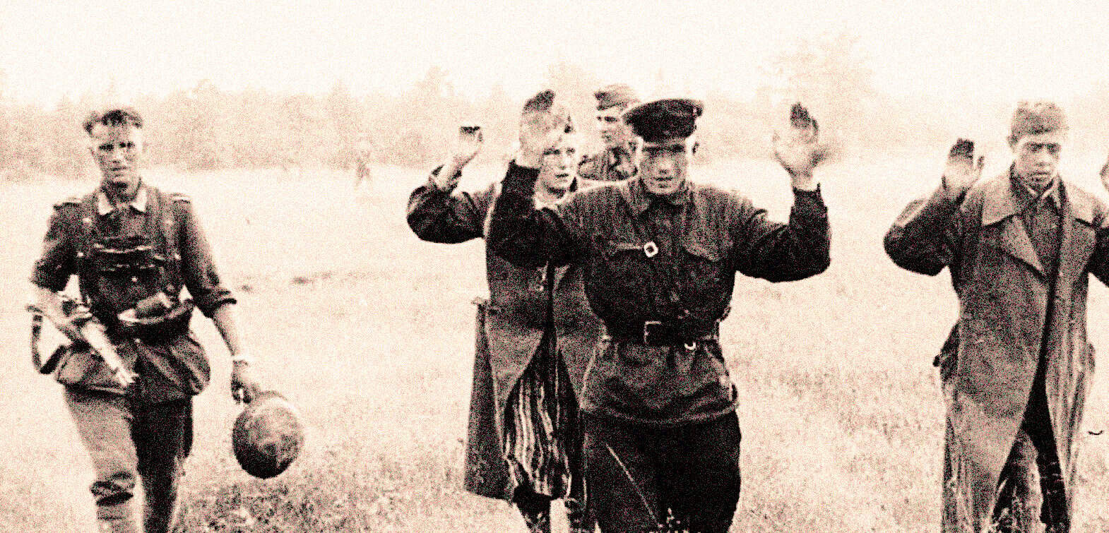 Boys marching military soldiers, historical black and white photo, World War I, soldiers saluting, war history, vintage military formation, Past Daily sound archive, news, history, music.