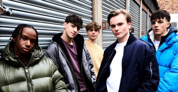 Past daily archive of news history music, diverse group of young people in urban setting, representing sound recordings from historical events and musical moments, audio history preservation, vintage sound archive, sound archive photography.