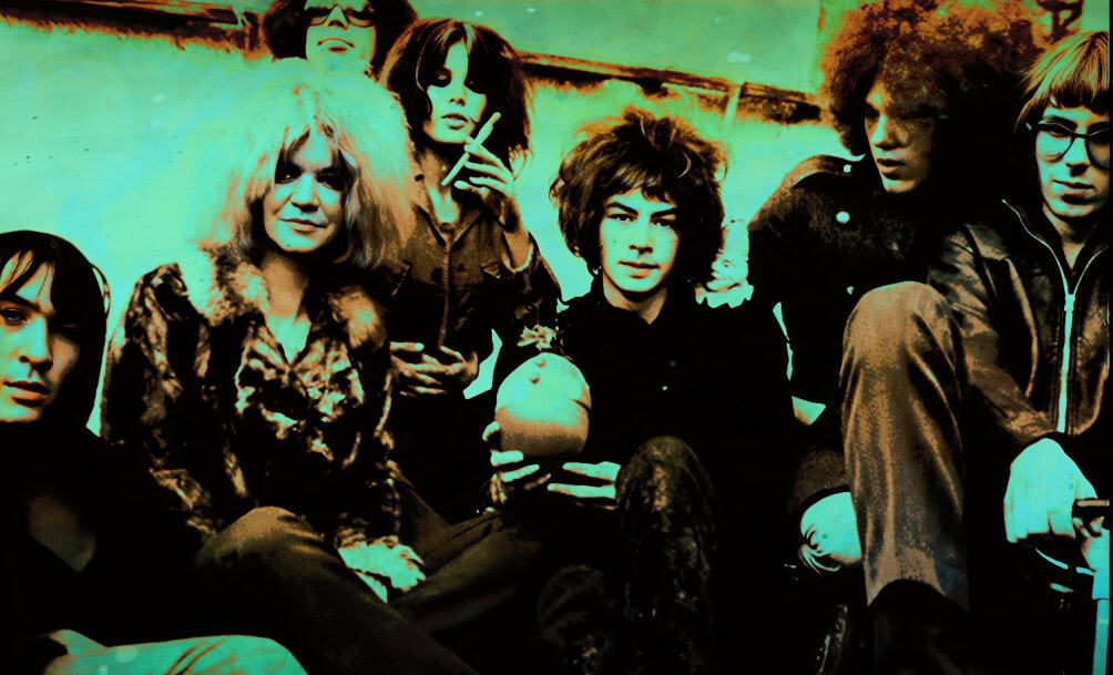 Rock band reunion vintage music group band photo archival image.