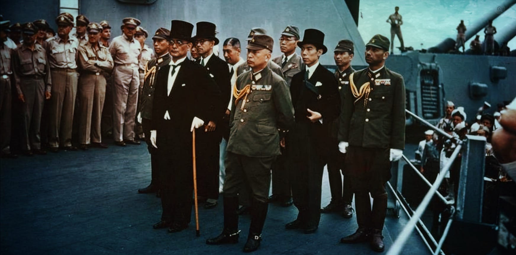 Surrender Signing - At long last, over.