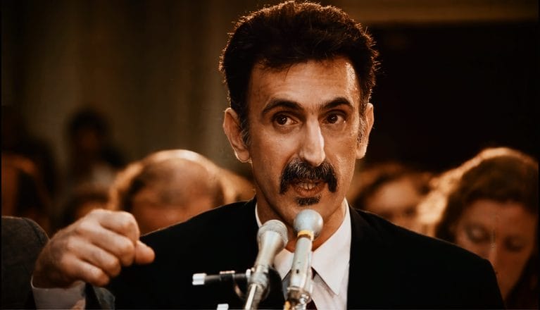 Frank Zappa - giving the PMRC an earful