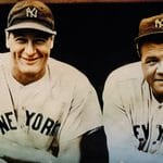 Lou Gehrig (L) - Babe Ruth (R) - Ode to the powerhouse.