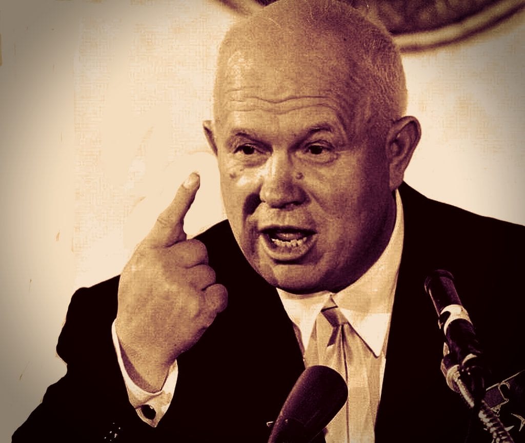 Nikita Khruschev - soon to be JFK's problem